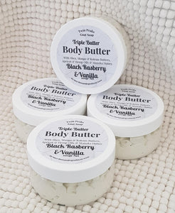 Black Rasberry & Vanilla Triple Body Butter 100gr