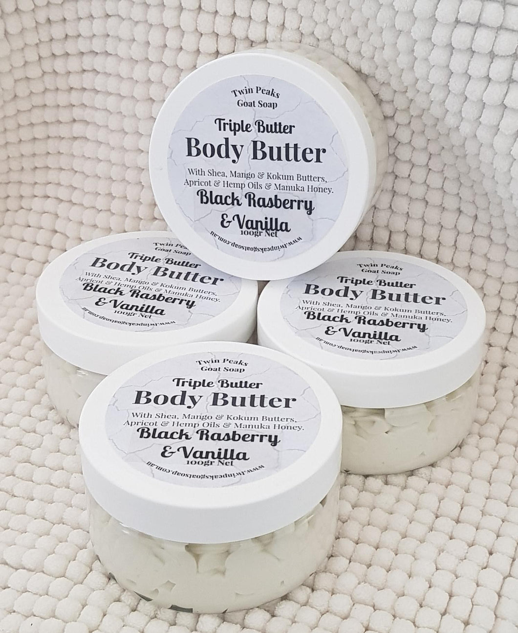 Black Rasberry & Vanilla Triple Body Butter 100gr