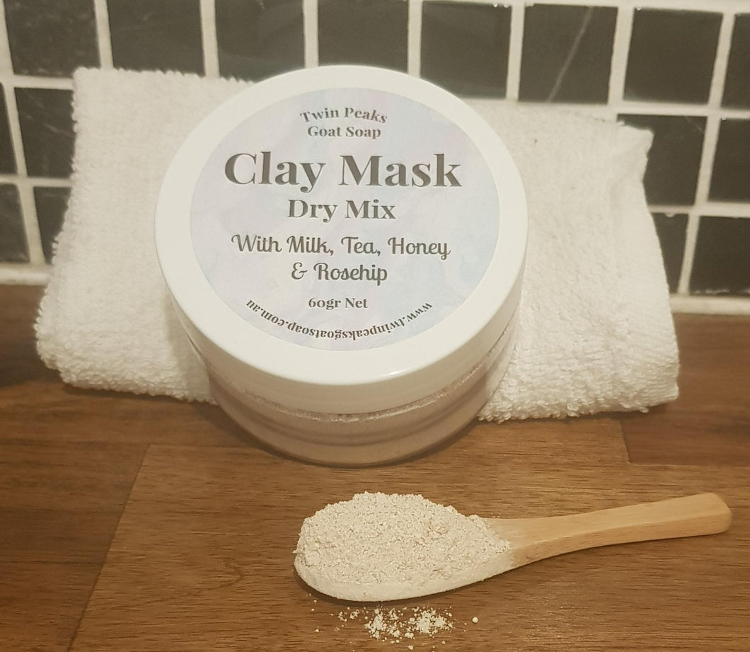 Clay Mask Dry Mix- Milk, Tea & Honey 60gr